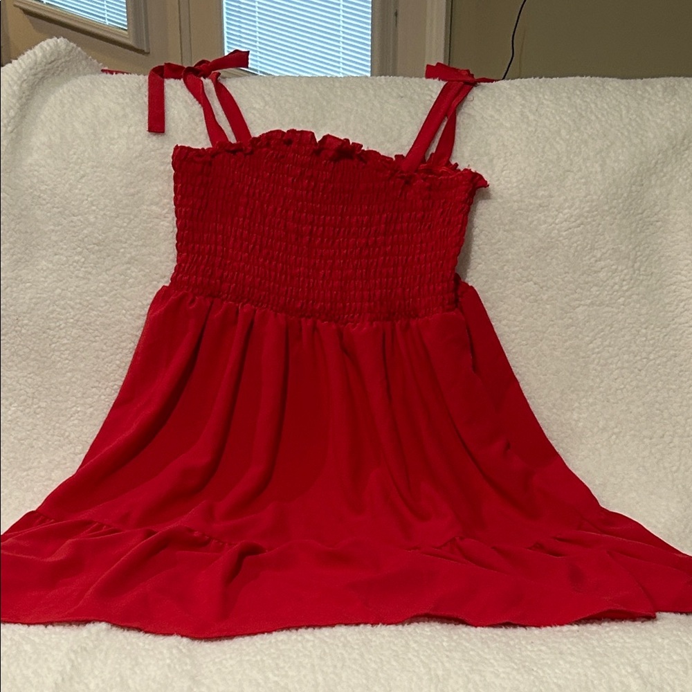 SHEIN Bold Red Dress